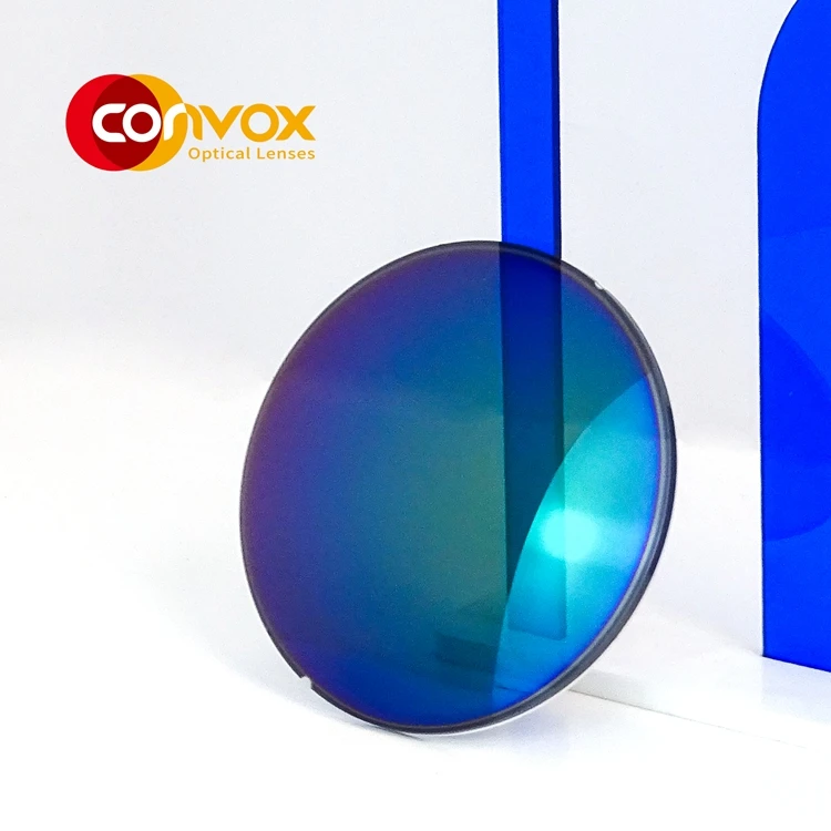 CONVOX Wholesale CR39 Sunglasses Lens UV400 Tinted/polarized/mirror Optical Lenses Mirror Lens