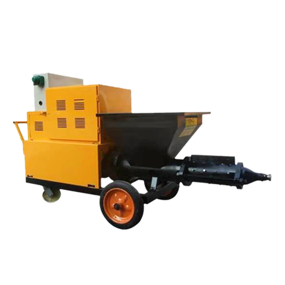 High Efficiency Adhesive Cement Mortar Machine Cement Plastering Mortar Spray Machine