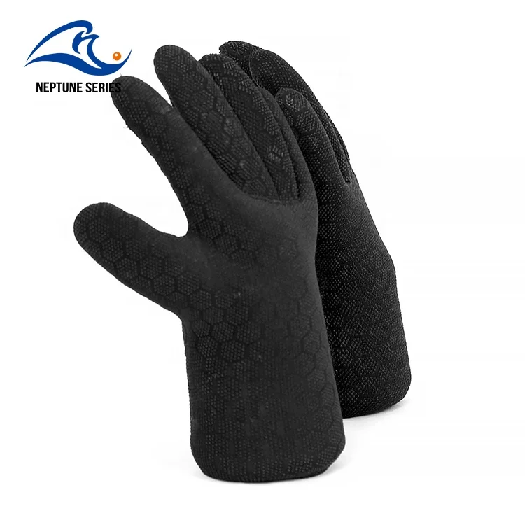 3mm 5mm Neoprene Customized Wetsuit Protective Non-Slip Finger Warm Diving Gloves
