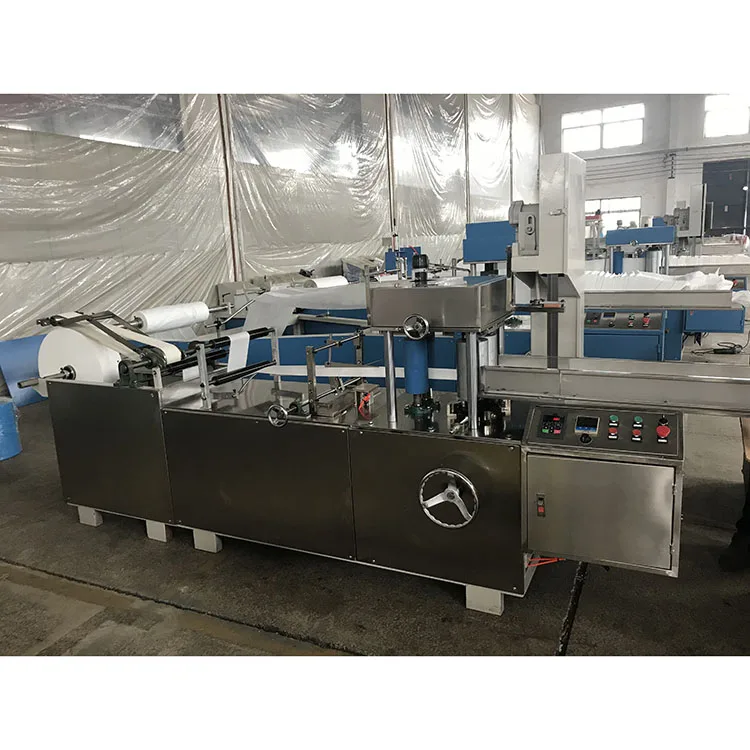 medical gauze swab cutting and folding machine