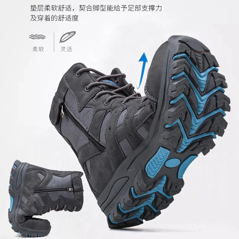 Custom Hiking Shoes Men Winter Mountain Climbing Trekking Boots Top Quality Outdoor Fashion hiking shoes