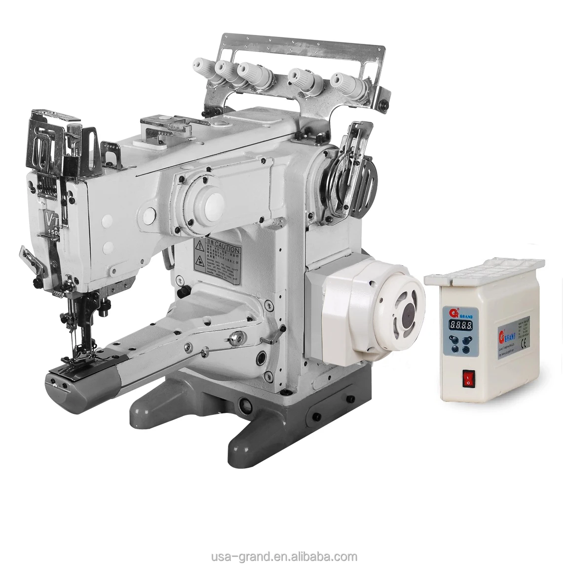 GMD7NP2  cylinder-bed overlock machine Multi-function type Needle Position Energy saving DD motor | GRAND sewing  machine motor