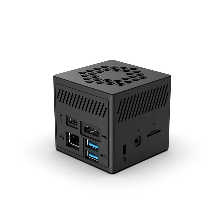 Мини-ПК Cube1 UHD Graphics Intel Celeron J4125 Gigabit Ethernet 8 ГБ с автоматическим включением и выключением