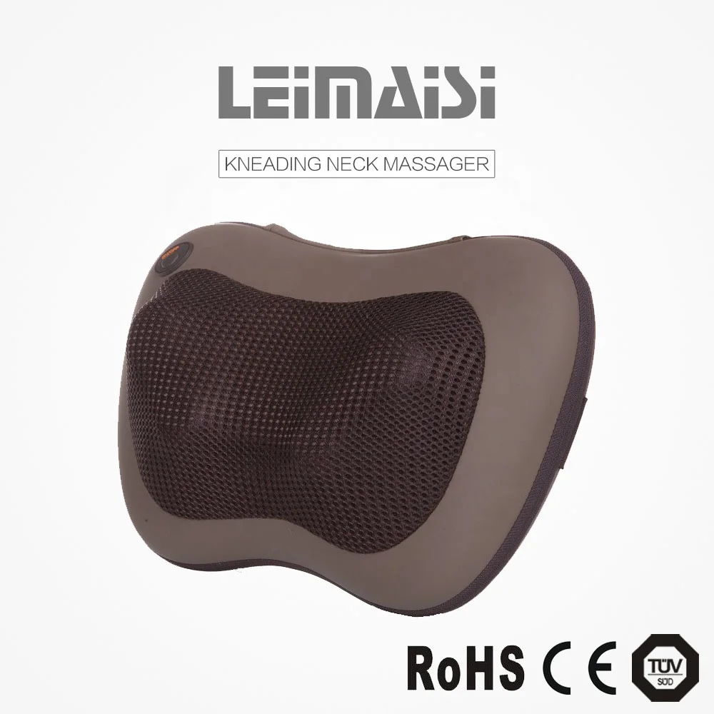 Hot Sale Portable Wireless Car Home Magic Shiatsu Travel Massage Pillow