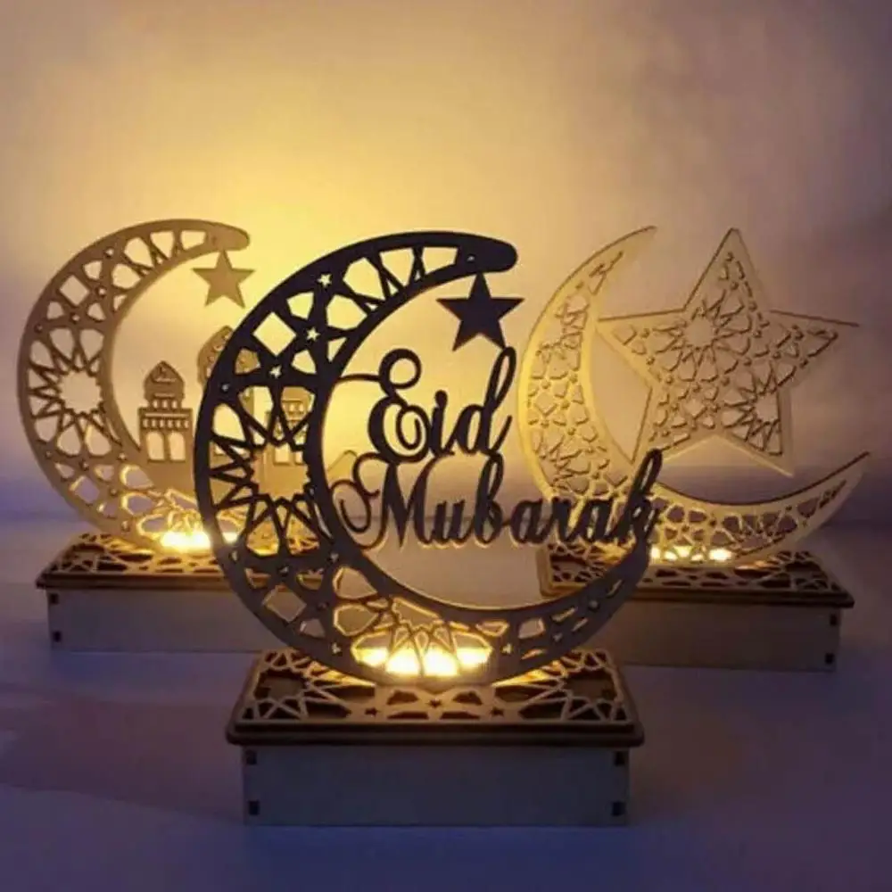 Laser cut wood gifts ramadan and eid decoration for ramadan decorations