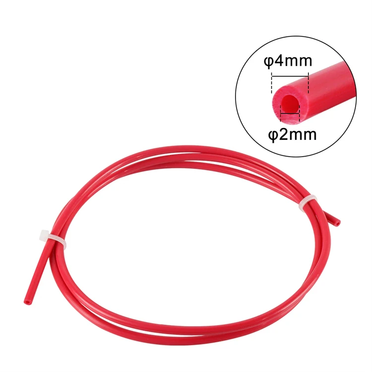high pressure resistance 2mm id ptfe tube for cable protection