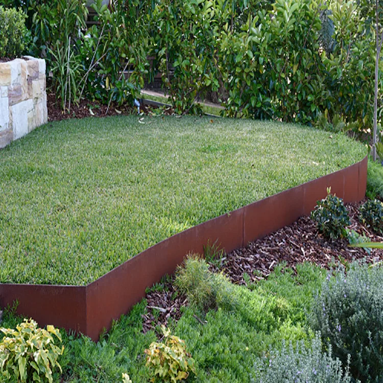 Lawn edging landscape corten steel garden lawn edging corten steel landscape