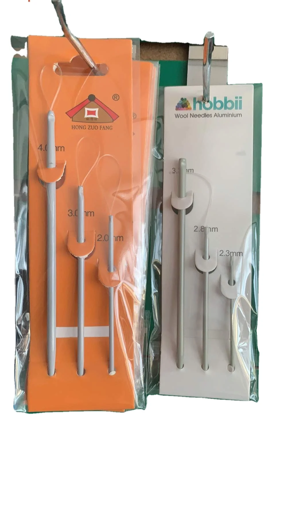 ALUMINIUM  materials knitting needles sewing needle colored /Nylon thread threader/wool threader