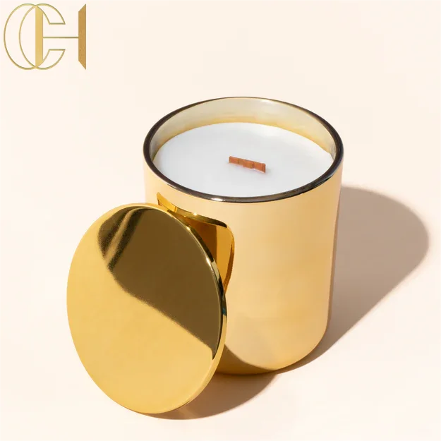 C&H Manufacturer Wholesale Price For Business Colorful Vessels With Lid Scented Candle