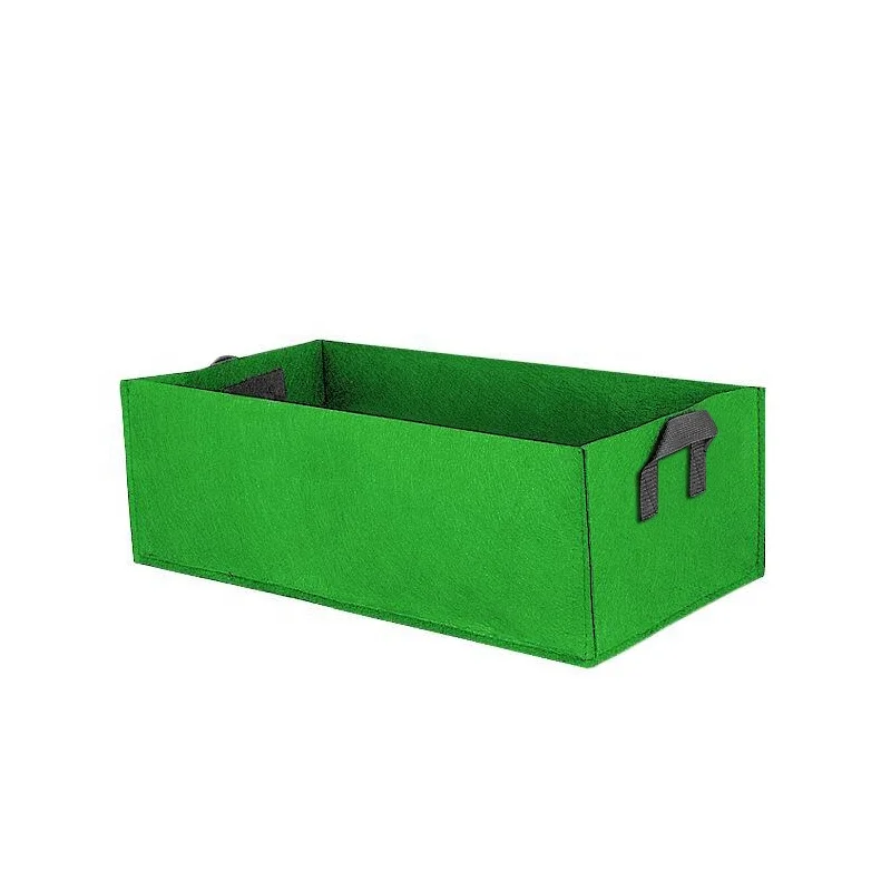 Wholesale High Quantity Cheap Export Green Square Planting Bag Grow Vegetables And Flower Garden Supplies