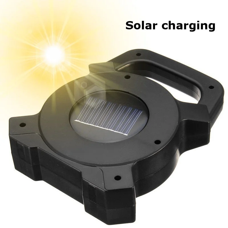 2022 New Design 30W Usb Rechargeable Power Bank Portable Cob Led  Solar Camping Light for Outdoor