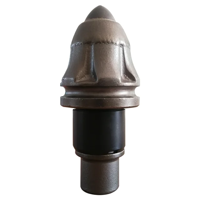 
Application of cemented carbide spiral pick in hydraulic pile driver 