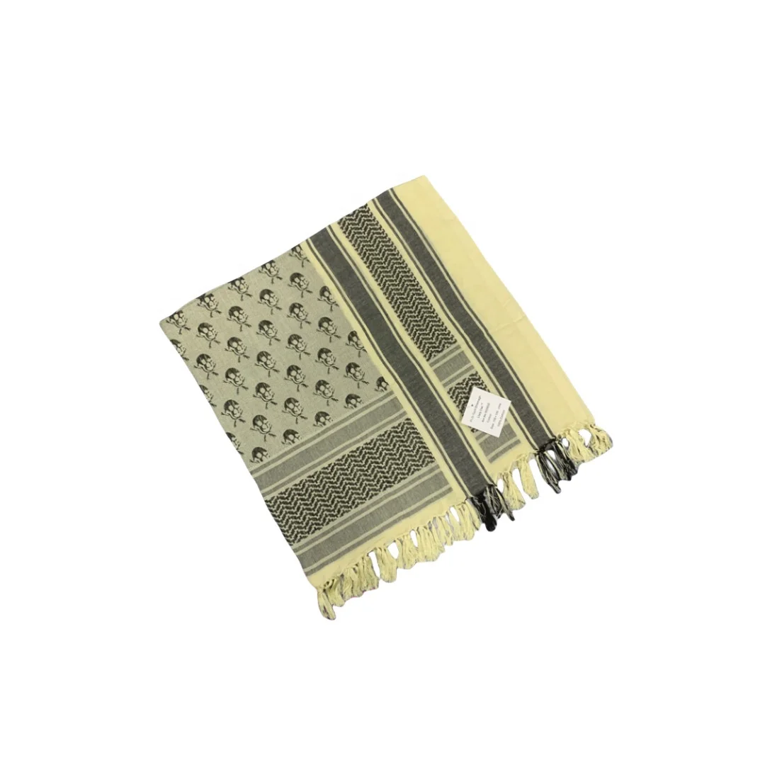 DL12 Custom Outdoor Tactics Arab Parsnips Square Muslim Sunscreen Breathable Bib Middle East Thousand Bird Plaid Camouflage Cape