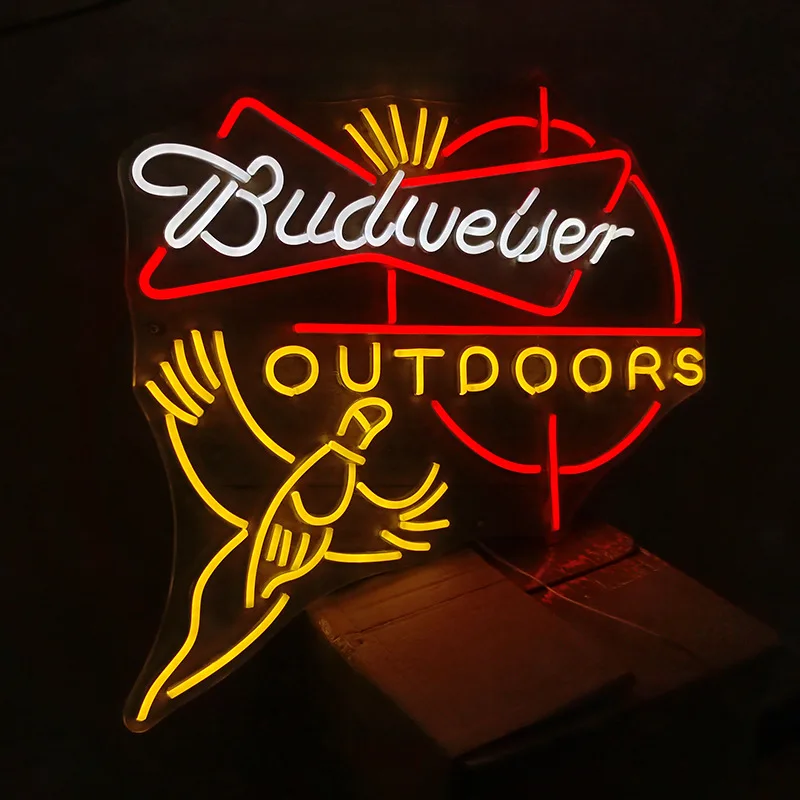 Drop Shipping Custom Logo Neon Light UV Printed Custom Neon Sign Business Logo Neon Name Sign Advertising Board