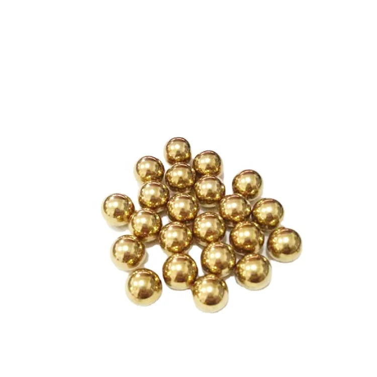High Precision 1mm 2mm 3mm 4mm 5mm 6mm 7mm 8mm 10mm 12mm Copper Ball Copper Bead Solid H62 Pure Brass Sphere