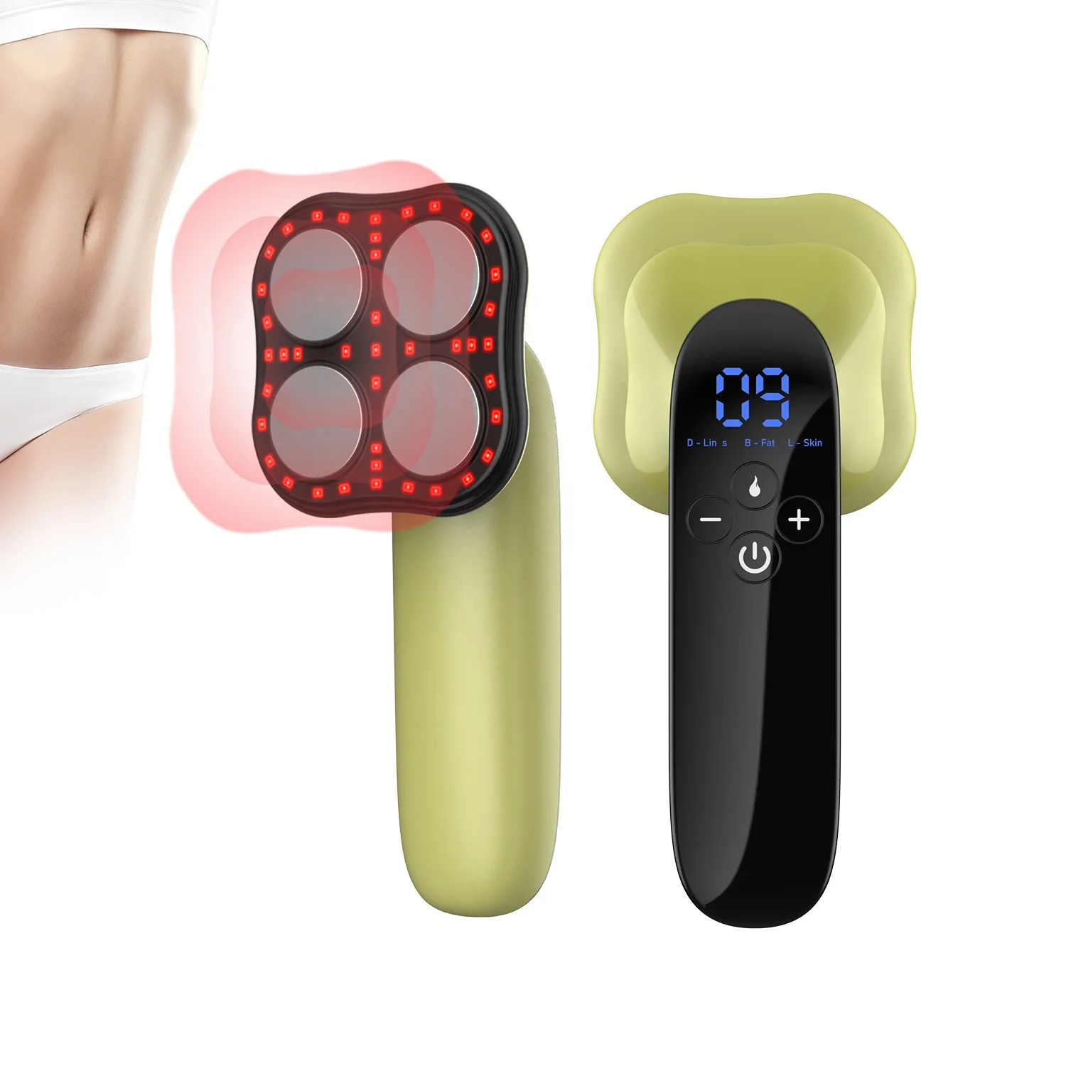 Waist Belly Leg Hip Arm Skin Massager High Frequency Multifunction 4 In 1 Body Slimming Device