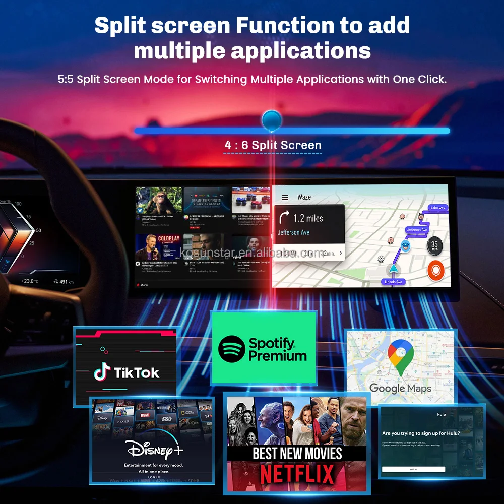 MMB For BMWiDrive 3.0 4.0 5.0 6.0 7.0 8.0System CarPlay Adapter Ai Box 4G LTE 8core Gps Navigatiton 4+64G Youtube Video Play