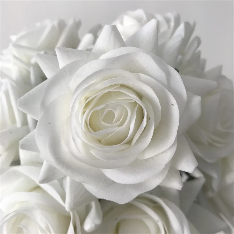 YC 2902  centerpiece flower real touch artificial roses latex decorative flowers for decoration wedding artificial