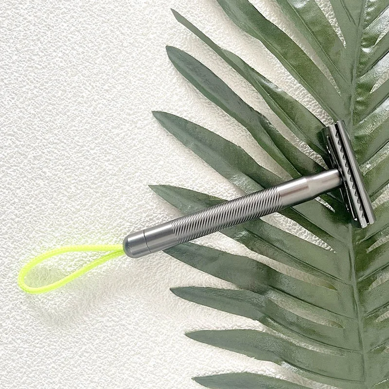 Eco Friendly Metal Razor Metal Shaving Razor Brass Handle  Double Edge Shaving Razor