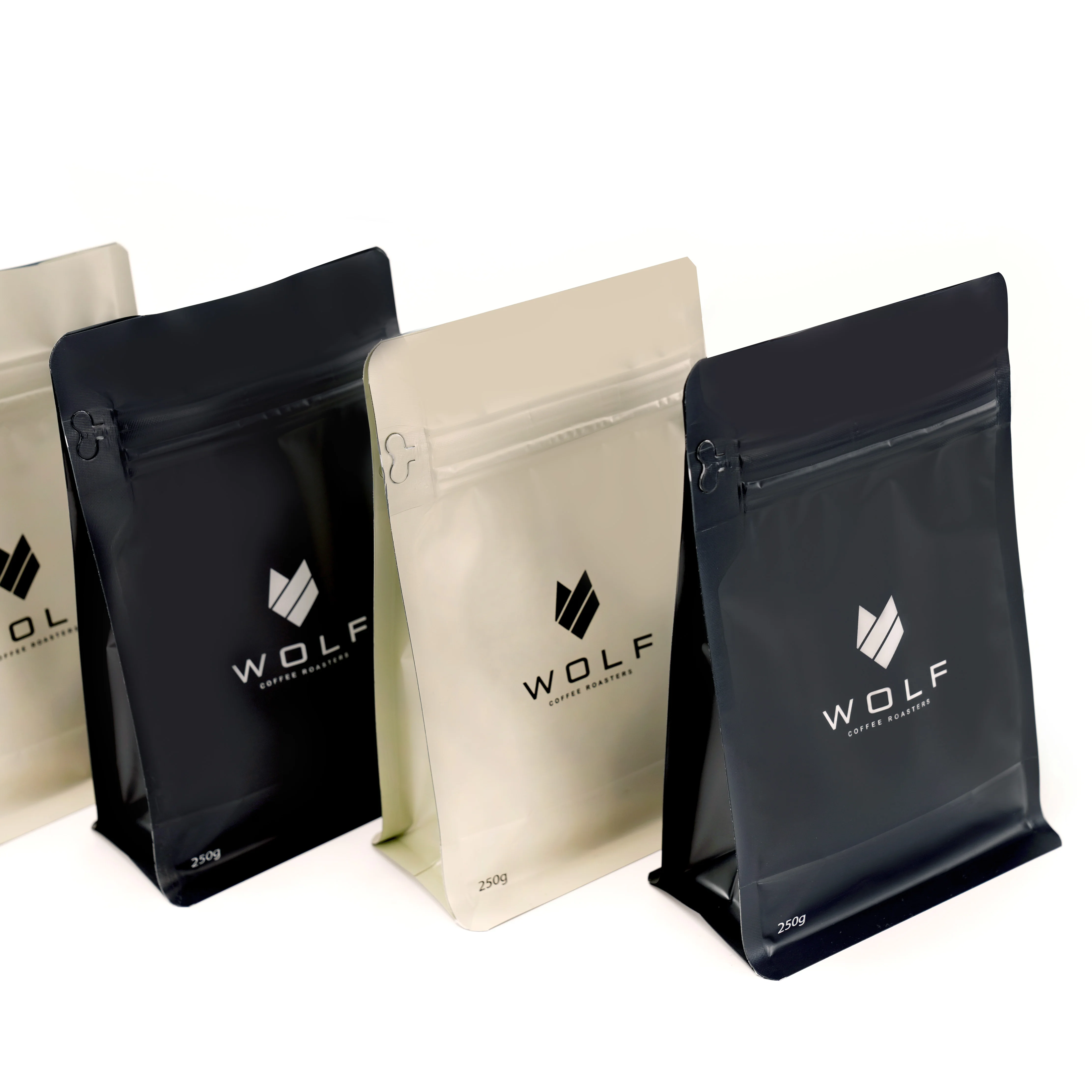 Nanxin ламинированная алюминиевая фольга одноцветная печать производство Zip Lock кофейный мешок 250 г