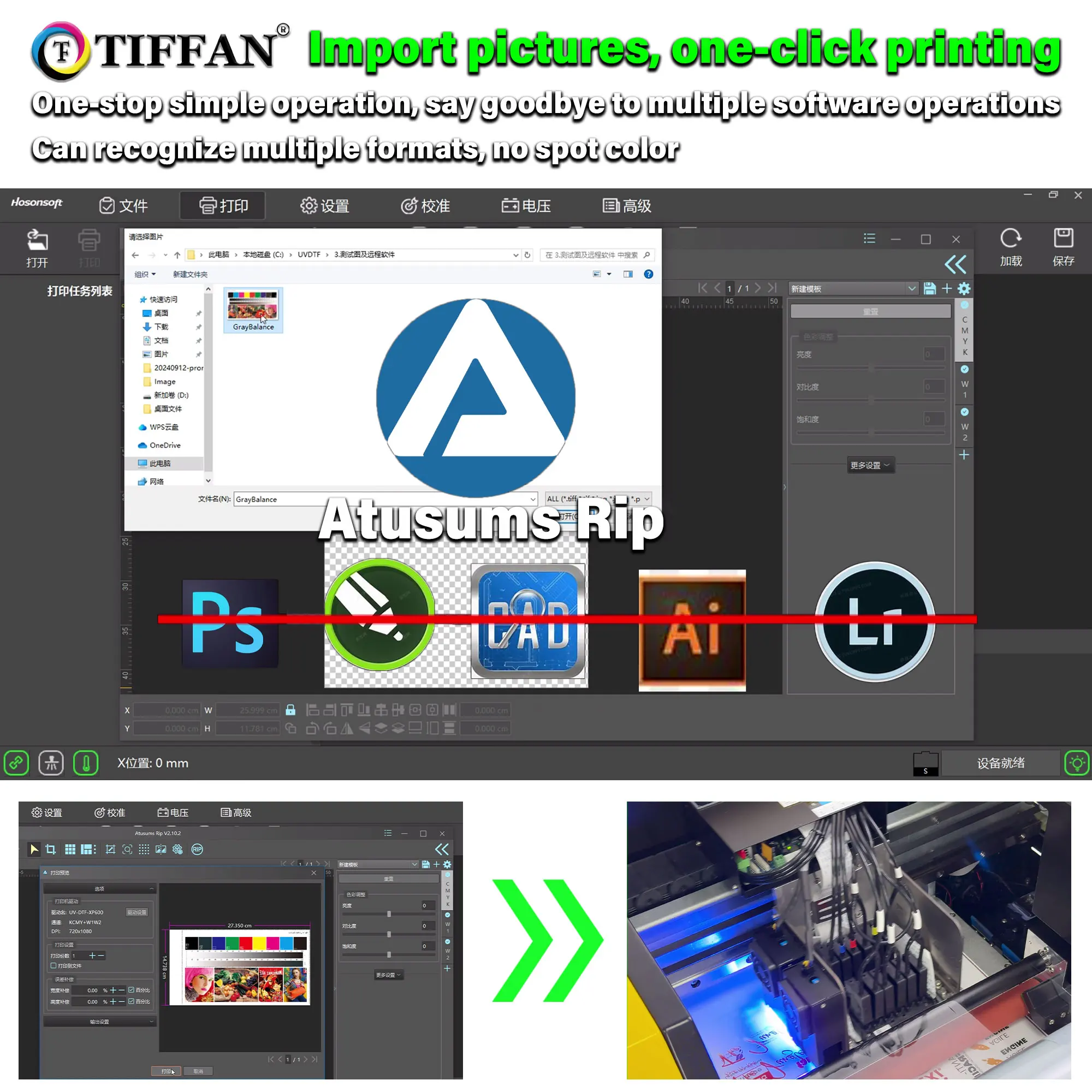 Reliable Supplier impresora dtf uv 12 inches 30cm 30 cm Small UV Printer For Lego Printer UV DTF Printer A3