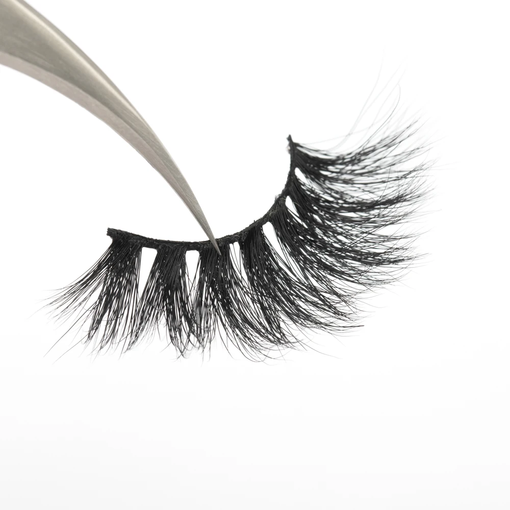 Wholesale Mink eyelashes 100% handmade 100% human hair made false eyelash synthetic hair lashes