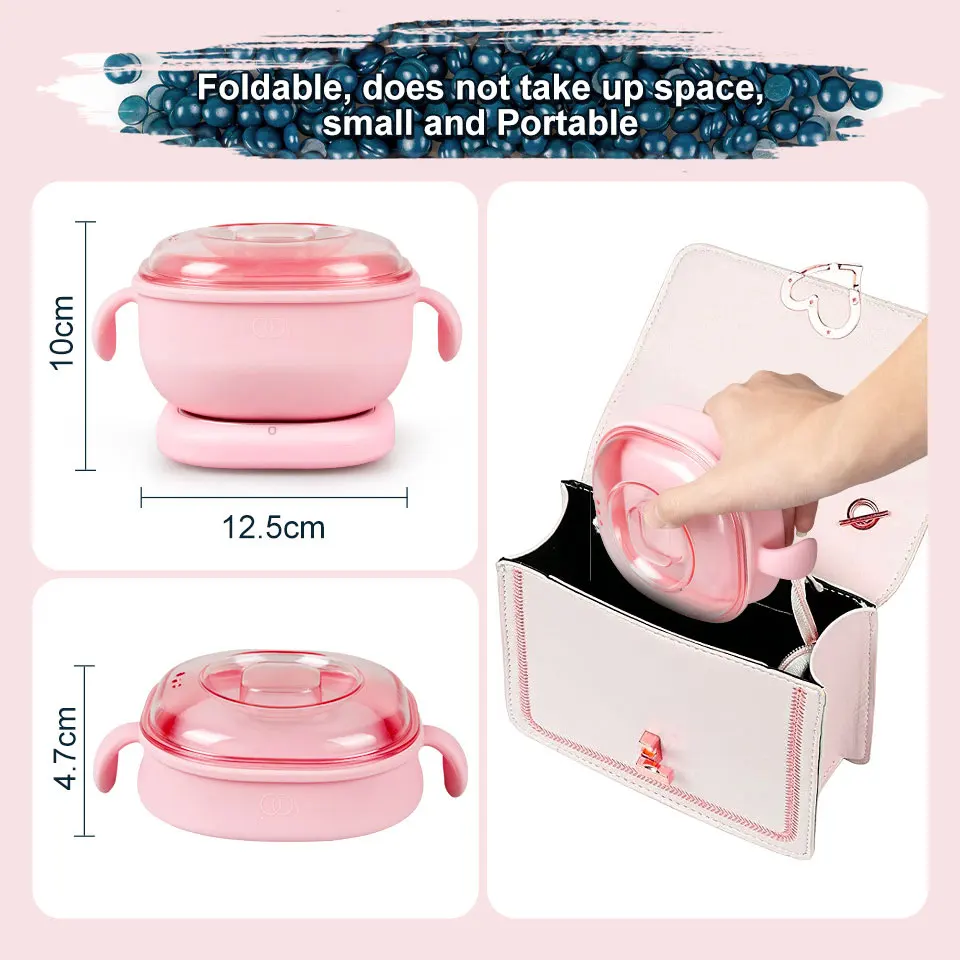 Factory Shipment Paraffin Wax Heater Small For Home Dipping Pot Hair Removal Wax Melt Machine Warmer Waxing Kit For Body Spa
