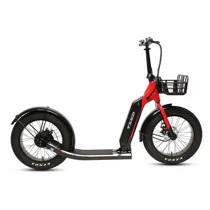 TXED  Electric Scooter 20 inch Motorcycle with Pedal 250W Motor Electric Seating Scooters bike Electric bicycle