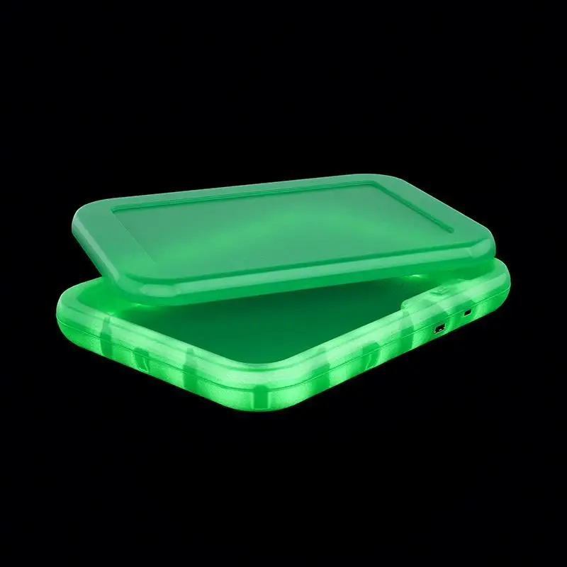 MR PACK Plastic Led Rolling Tray acrylic serving tray, light up  Tray with Music Sync voice sensitive musics