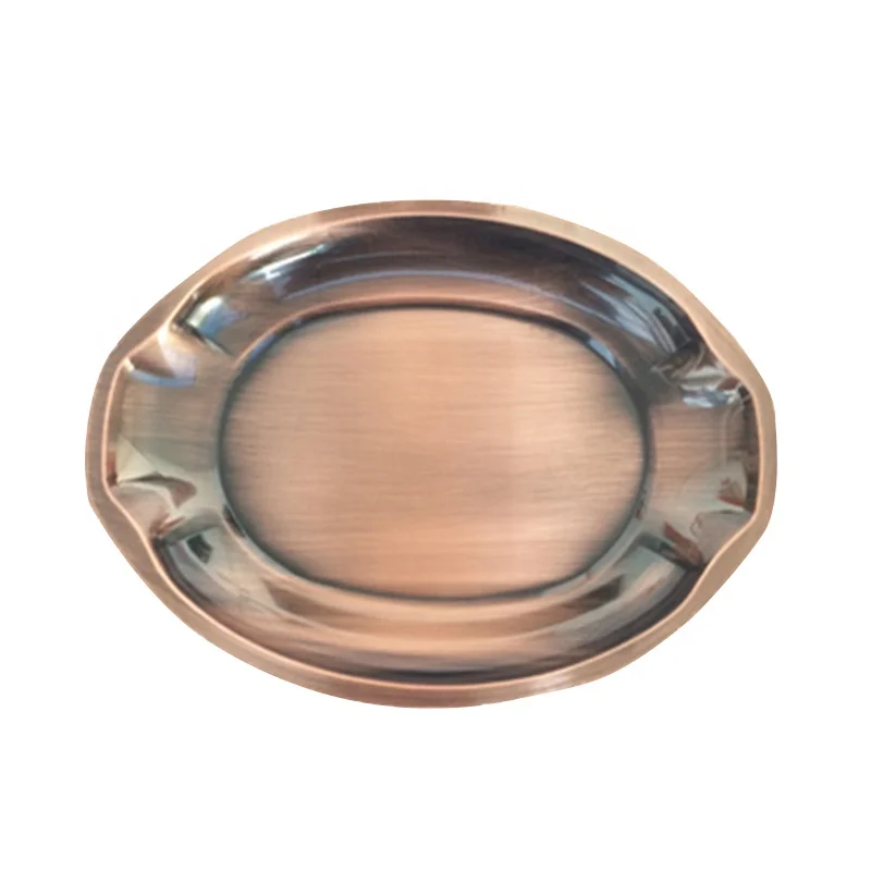 Egg shape dinner plate stainless steel oval plate for wholesale