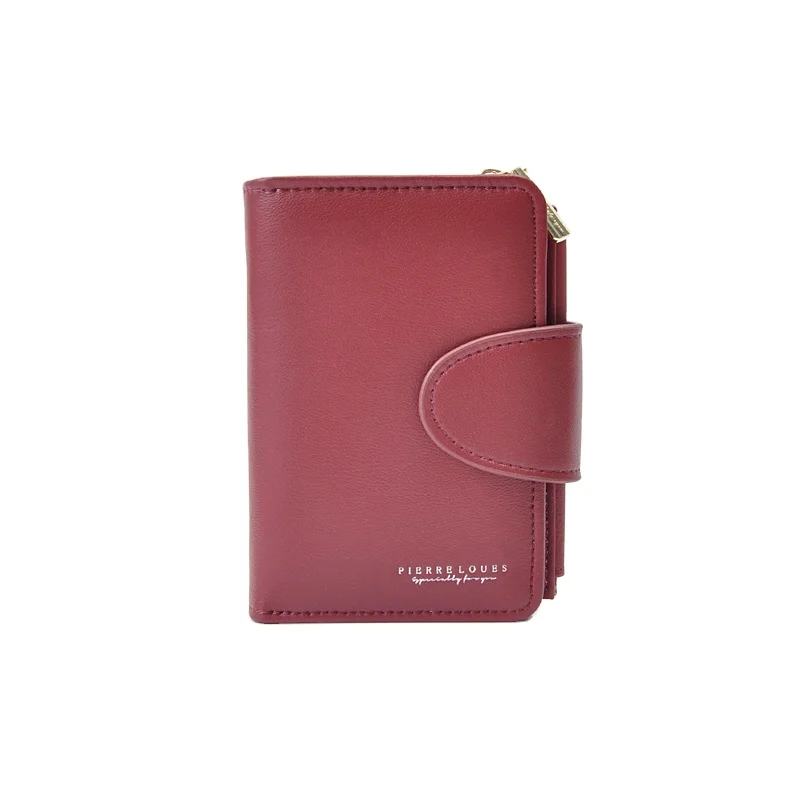 Factory price baron leather Purse heavy duty leather wallet Unisex faux leather travel wallet