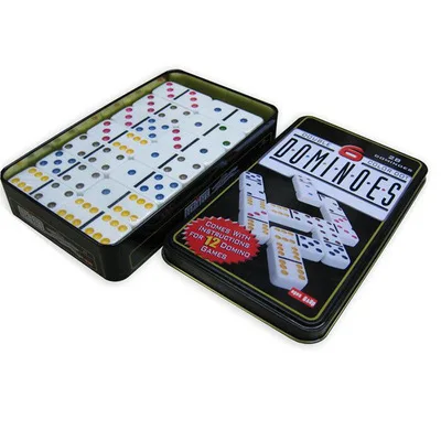 Double Nine Domino жестяная коробка упаковка домино
