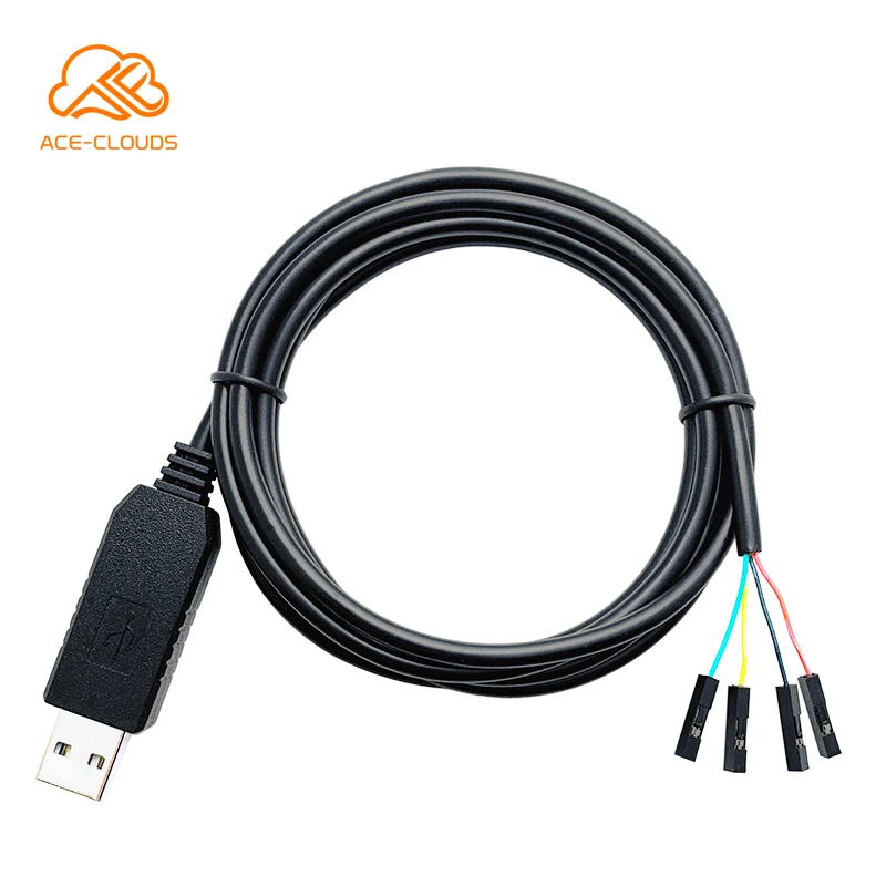 Module 4 pin Converter Serial Line FTDI RS232 USB to UART TTL Cable