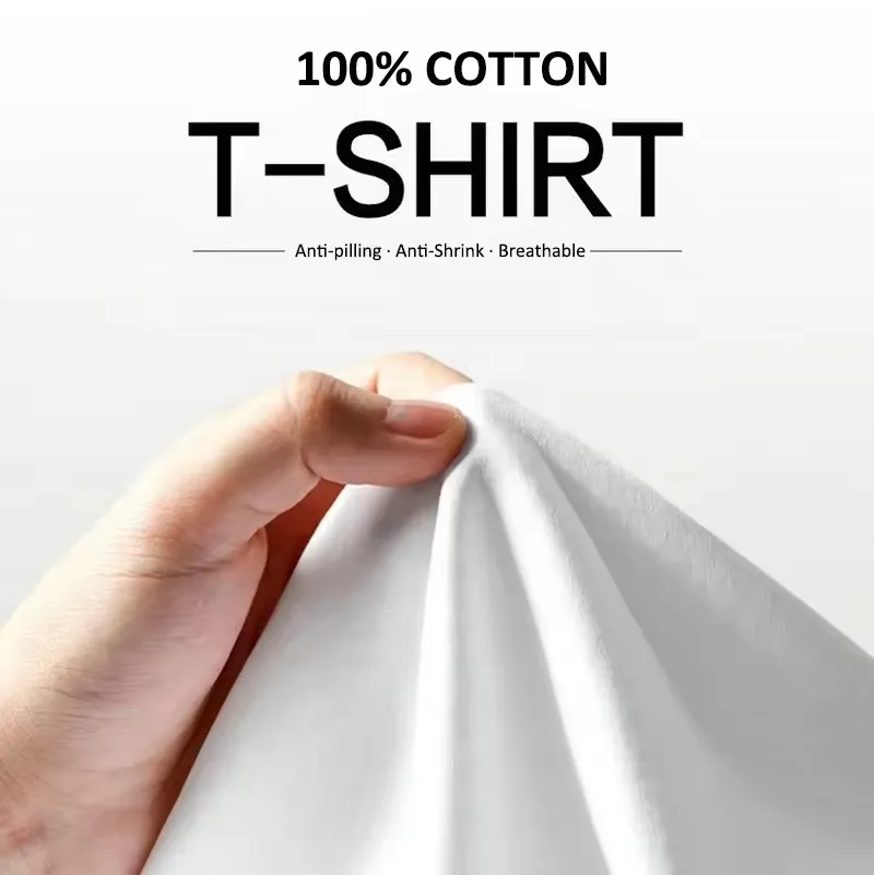 Short Sleeve High Quality Blank Custom Tshirt 100% Cotton Custom Screen Printing T-shirt For Men T Shirt
