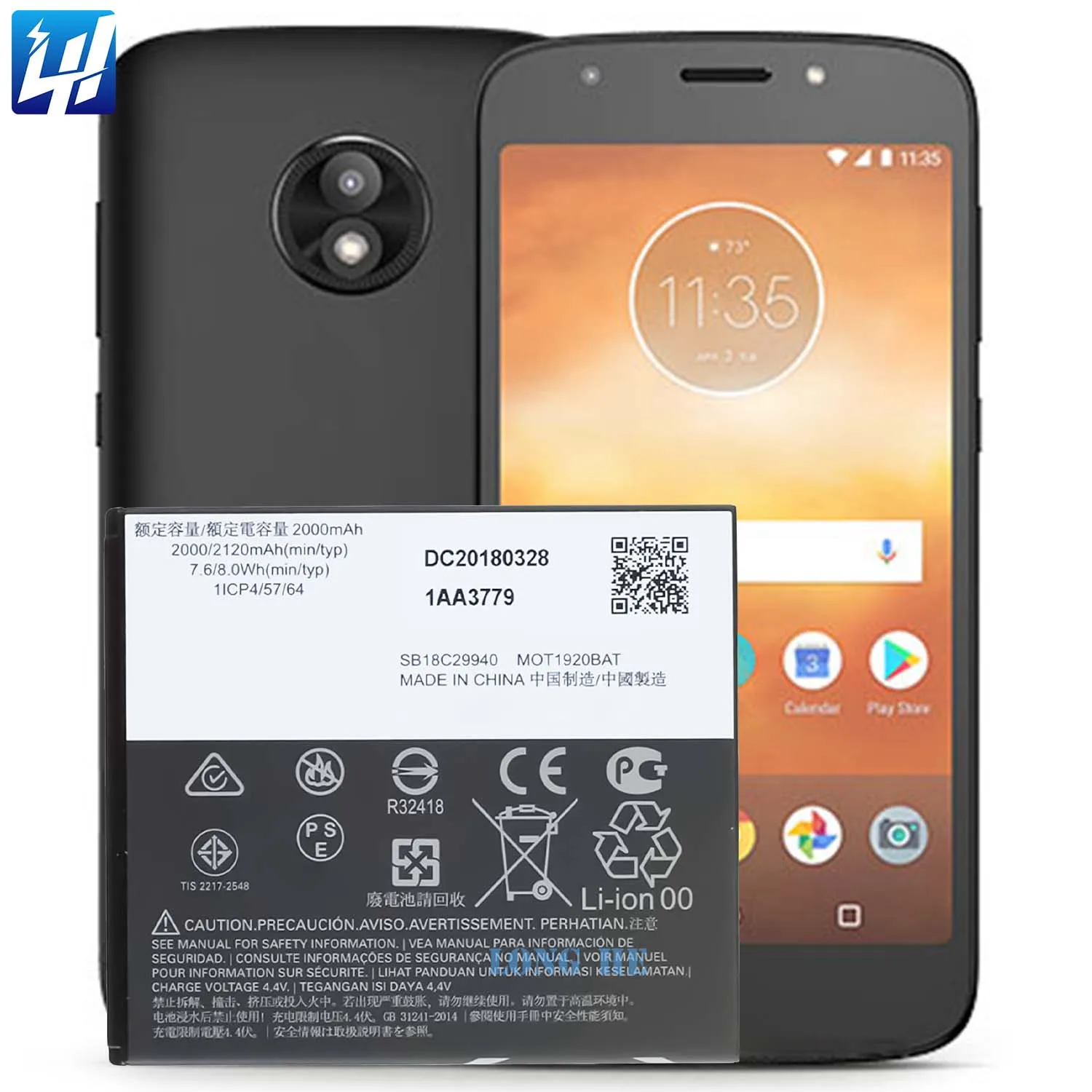 Original mobile battery for Motorola E5 PLAY E PLAY JE30 rechargeable aaa batteries phone battery for Motorola JE30 E5 PLAY