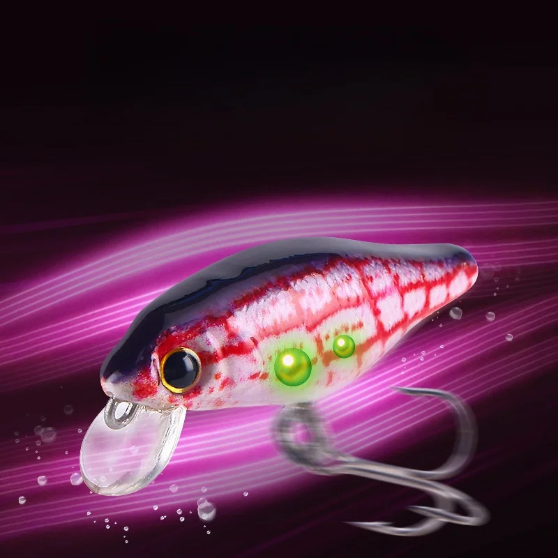 Yousya High quality 5 Pcs/Box lure set 3d fishing lure eyes minnow crank fishing lure set artificial swimbait