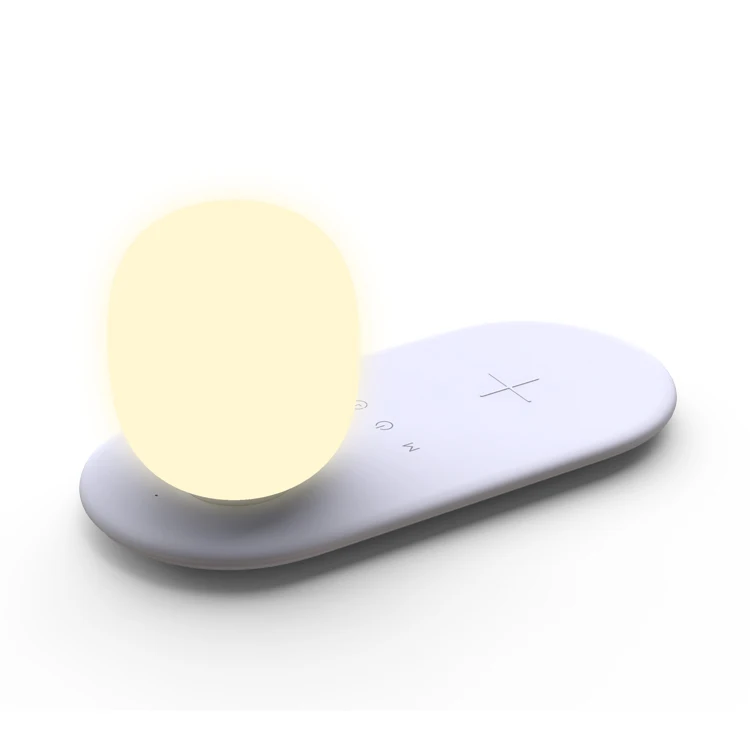 Touch Lamps for Bedrooms,  Dimmable Night Light Lamp with wireless charging, LED Touch table lamp with wireless charger