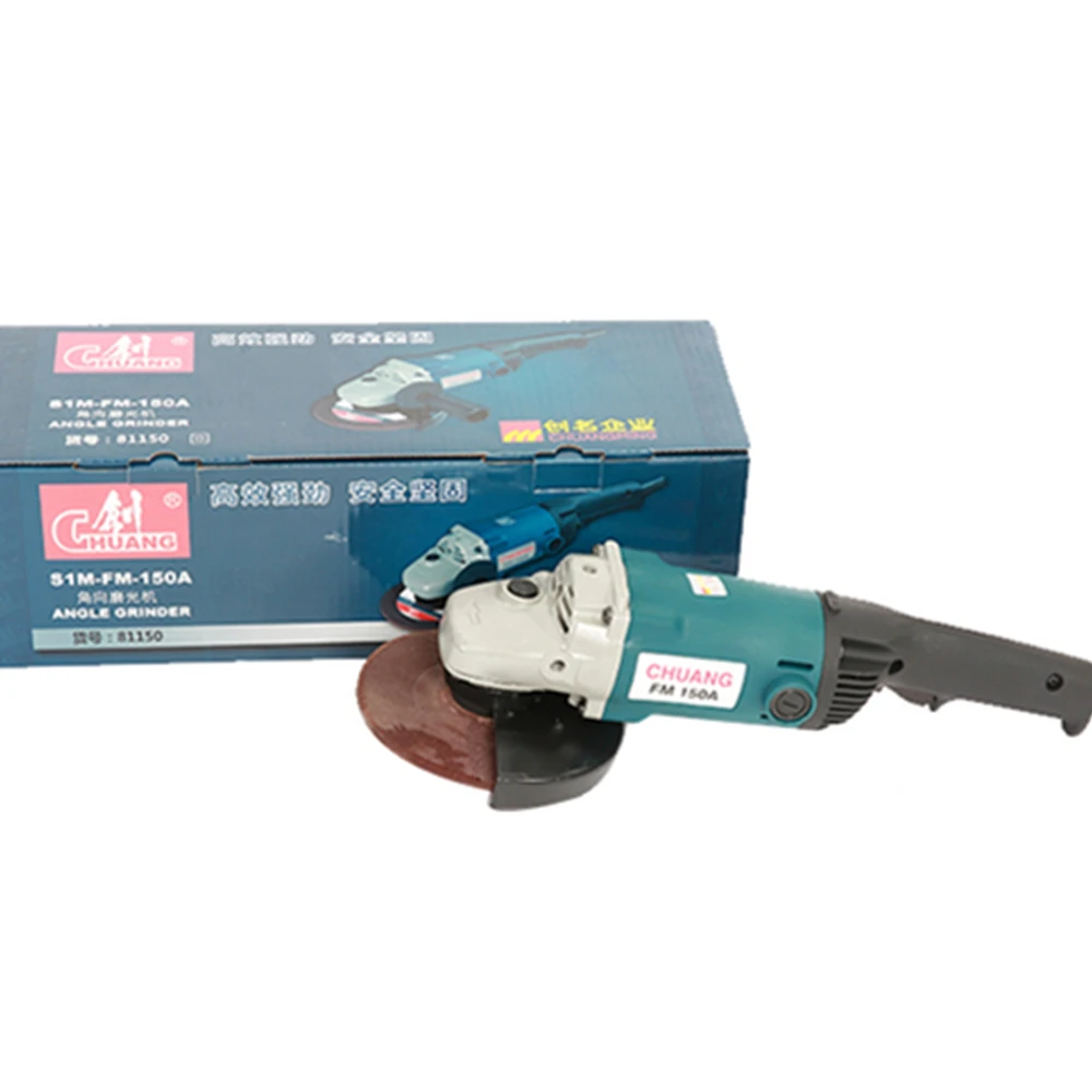 150mm Industrial Angle Grinder 1200W Power Tool 81150 Polishing Grinder