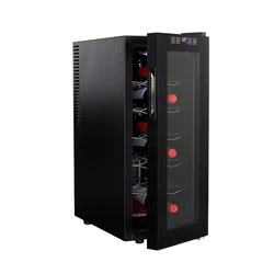LANYI  custom mini fridge 12bottles  wine cooler bottle insulator steel wine cooler