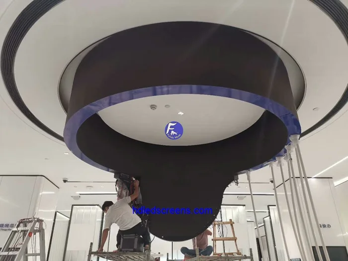 flexible led display in stock ready to ship foldable led screen custom advertising led billboard