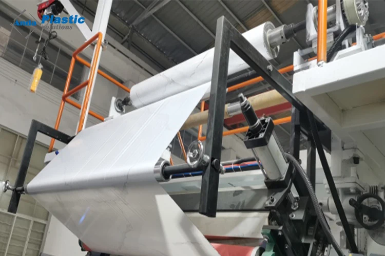 Plastic Machines PVC Marble Wall Panel Production Line