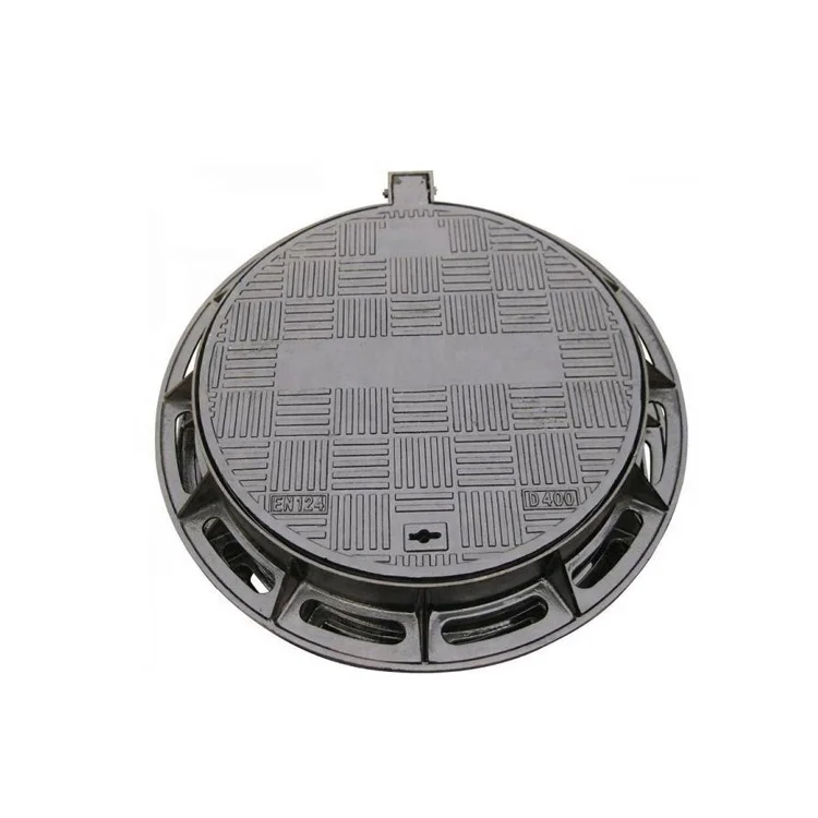Hot Selling EN124 D400 Standard Customized Round Cast Iron Manhole Cover With Frame