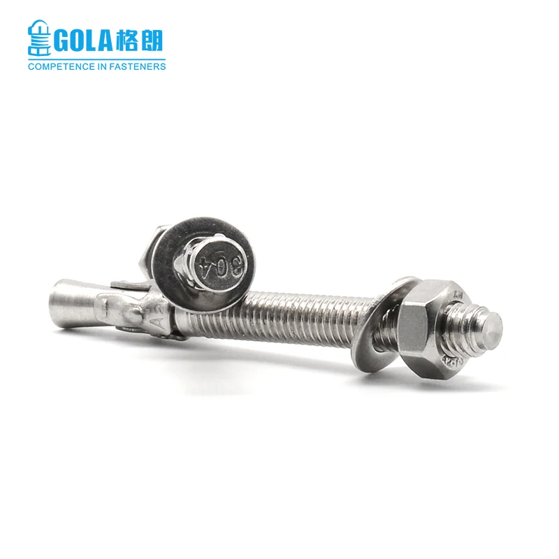 304 Wedge Anchor Bolt Stainless Steel Anchor and Expansion Anchor Bolt