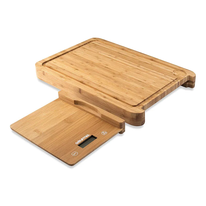 Wholesale natural organic eco-friendly large cutting board scale bamboo