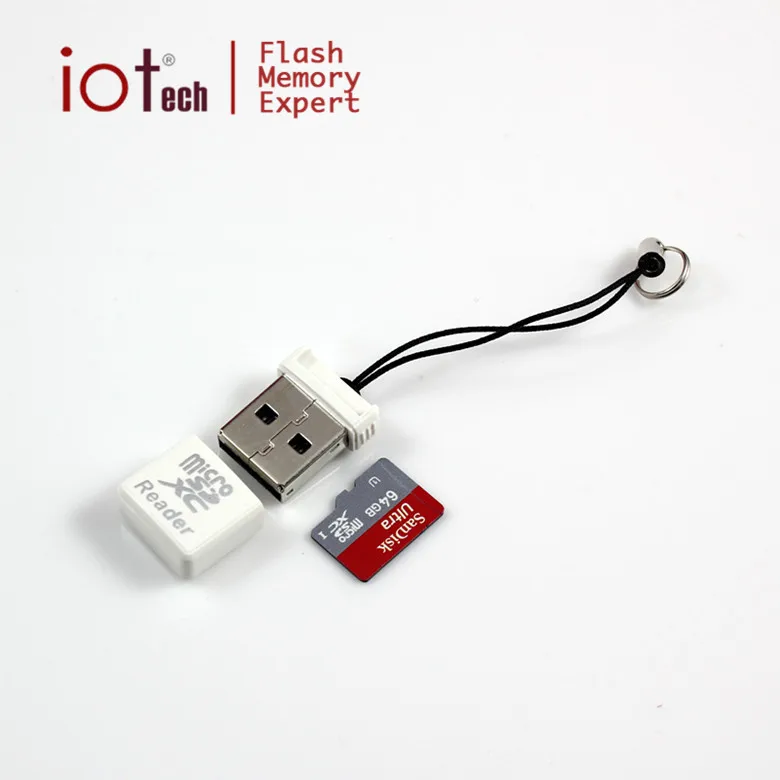 Пользовательский логотип высокая скорость TF SD Card Reader USB 2,0 SD Card Reader