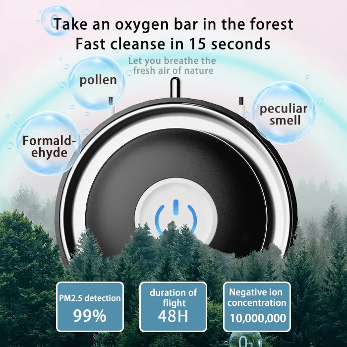  Mini Personal Wearable Smart Portable Hepa Desktop Room Air Purifier