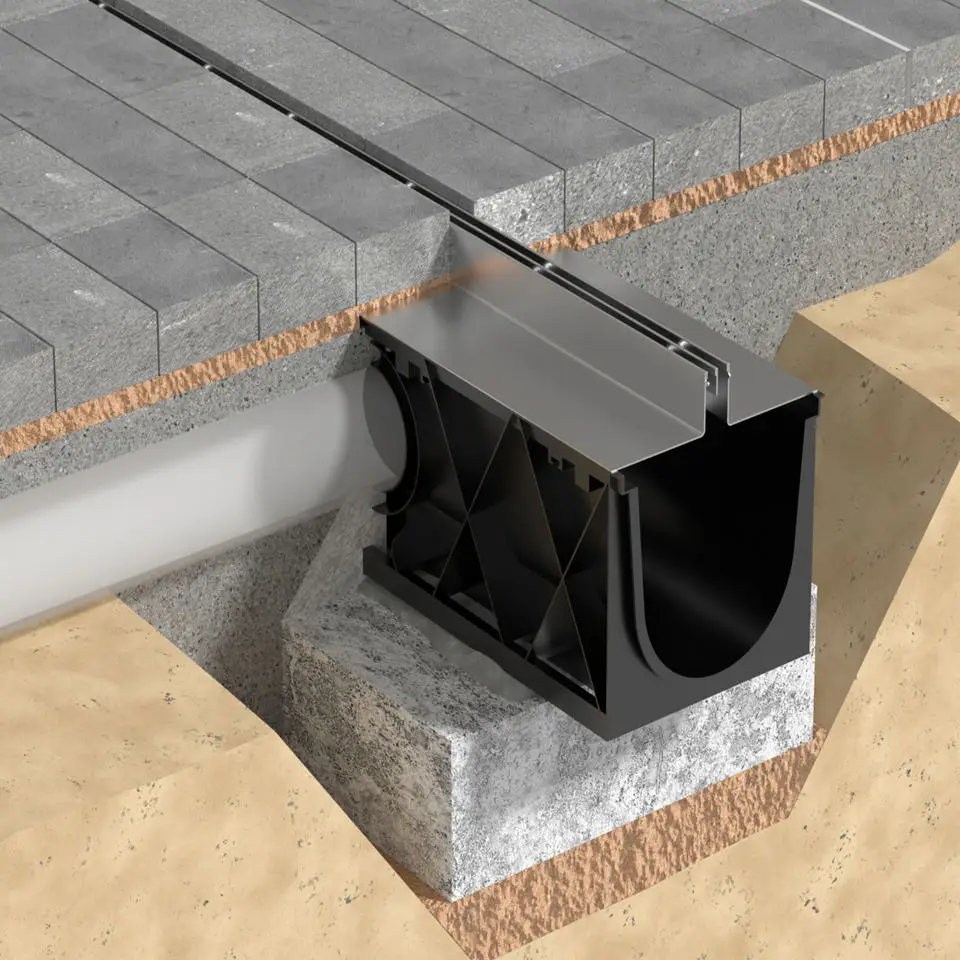 Stainless Steel Outdoor Drain Grate Swimming Pool Garage Floor Drain Food Factory Drain Outdoor Drainage Channel