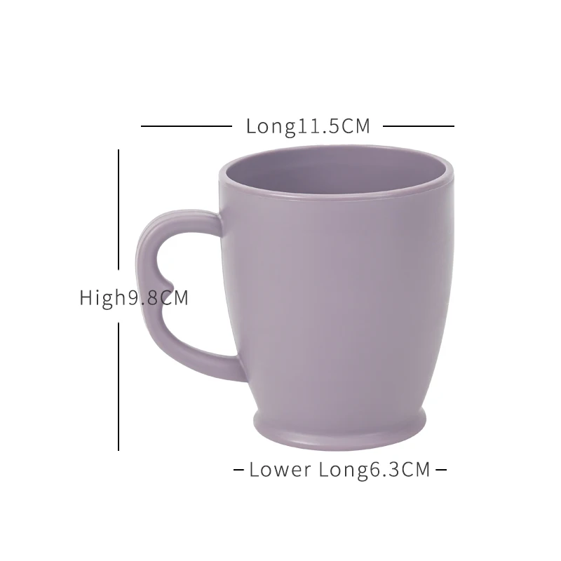 high quality biodegradable plastic milk glass mugs coffee mugs kids drink water juice tea rinse mug toothbrush cup