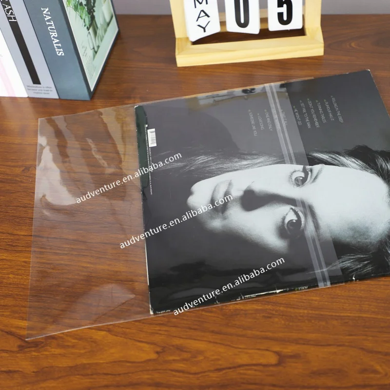transparent clear vinyl record album sleeves LP records outer sleeves for turntable player lover