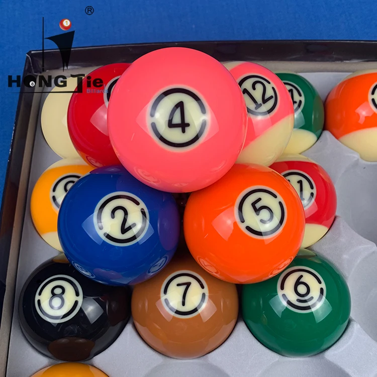 HONGJIE Billiards 57.2mm Hot Sale High Quality 8A Billiard Ball Set Craft Pool Ball Set